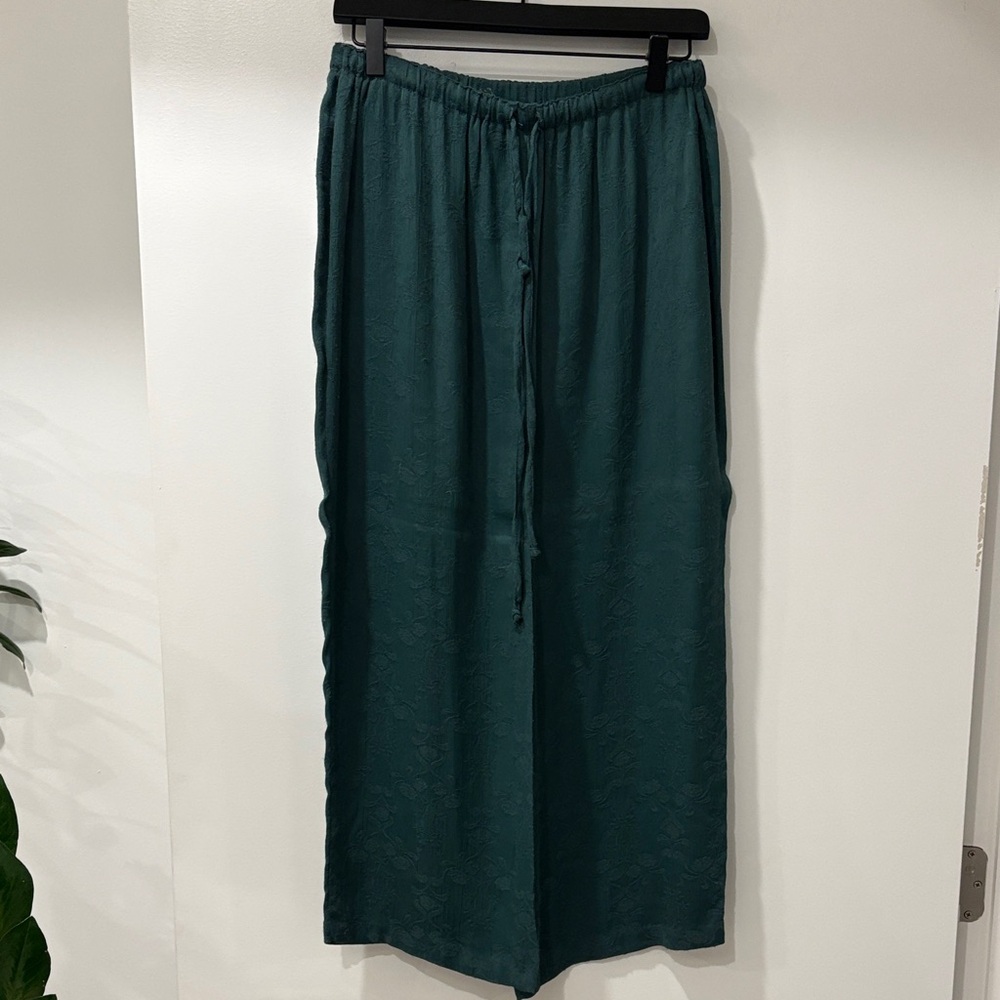 Carole Little Teal Textured Skirt